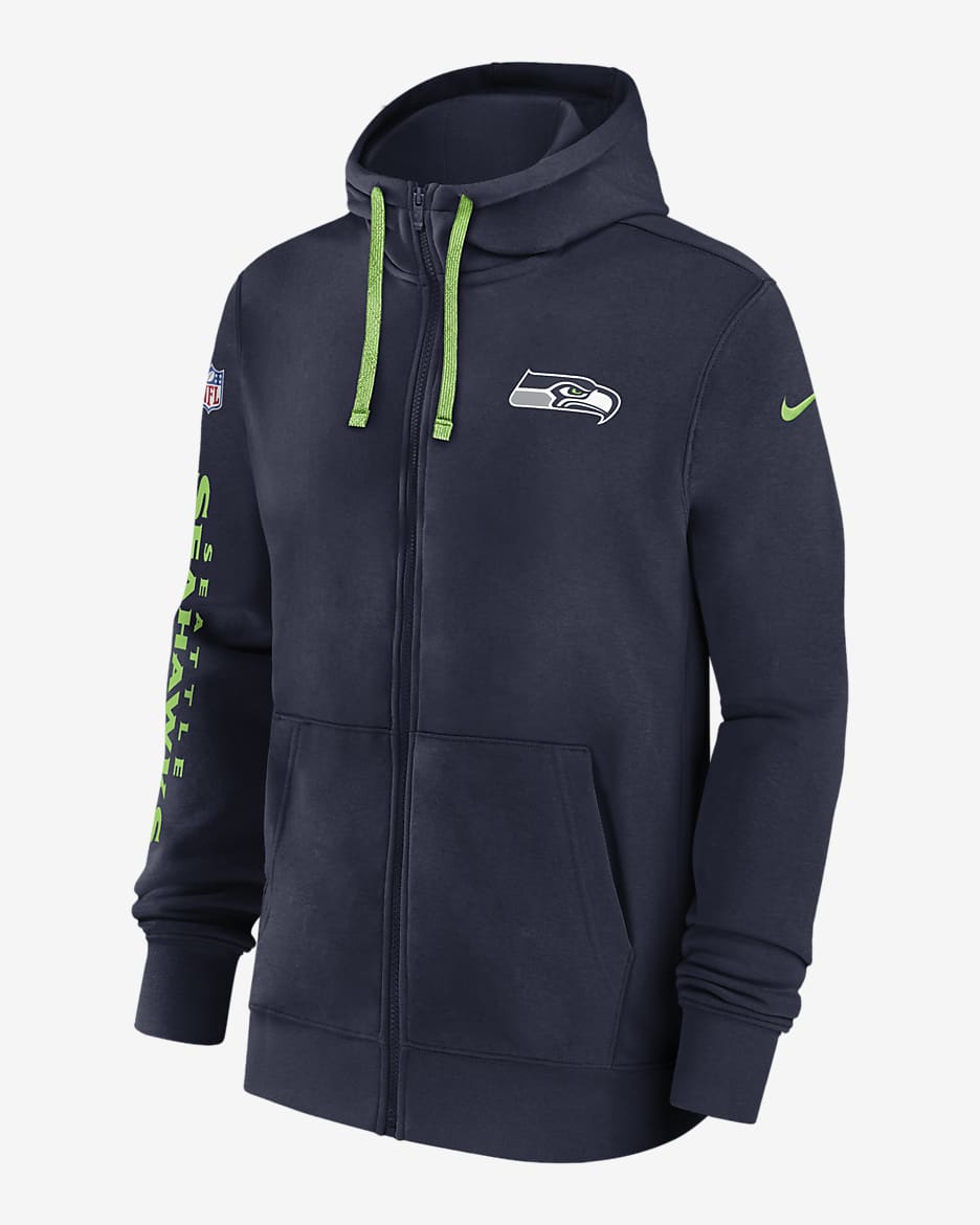 Seattle Seahawks Nike mens NFL sideline high quality FZ jacket M